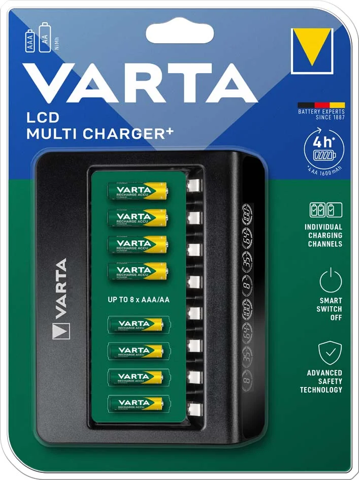 VARTA Chargeur LCD Multi Charger+