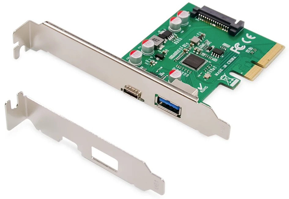 DIGITUS Carte d'interface USB 3.1 PCI Express - OEM DS-30225