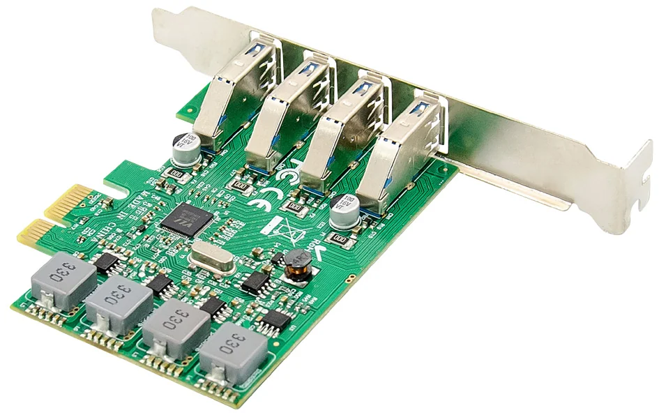 DIGITUS Carte add-on USB 3.0 PCI Express, 4 ports - OEM DS-30226