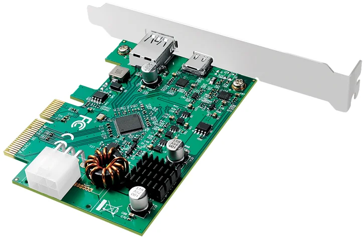 LogiLink Carte PCI Express USB 3.2, 2 ports, 10 GBit/sec. - OEM PC0089
