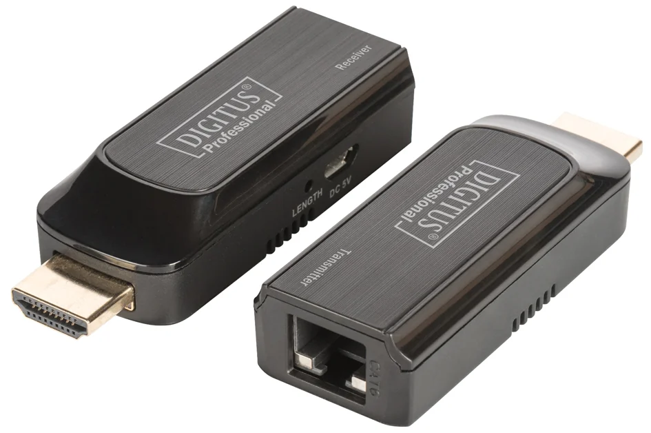 DIGITUS Kit de rallonge Mini HDMI, Full HD, 50 m