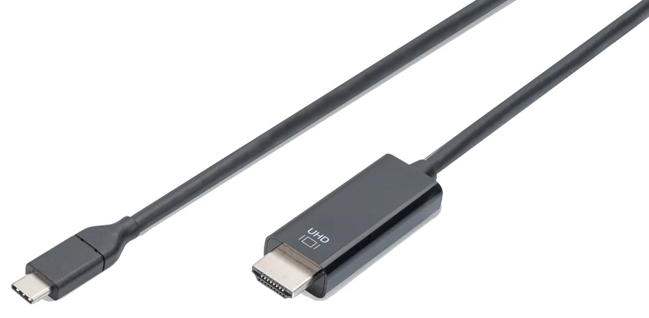 DIGITUS Câble adaptateur, USB-C - HDMI-A, 5,0 m - OEM AK-300330-050-S