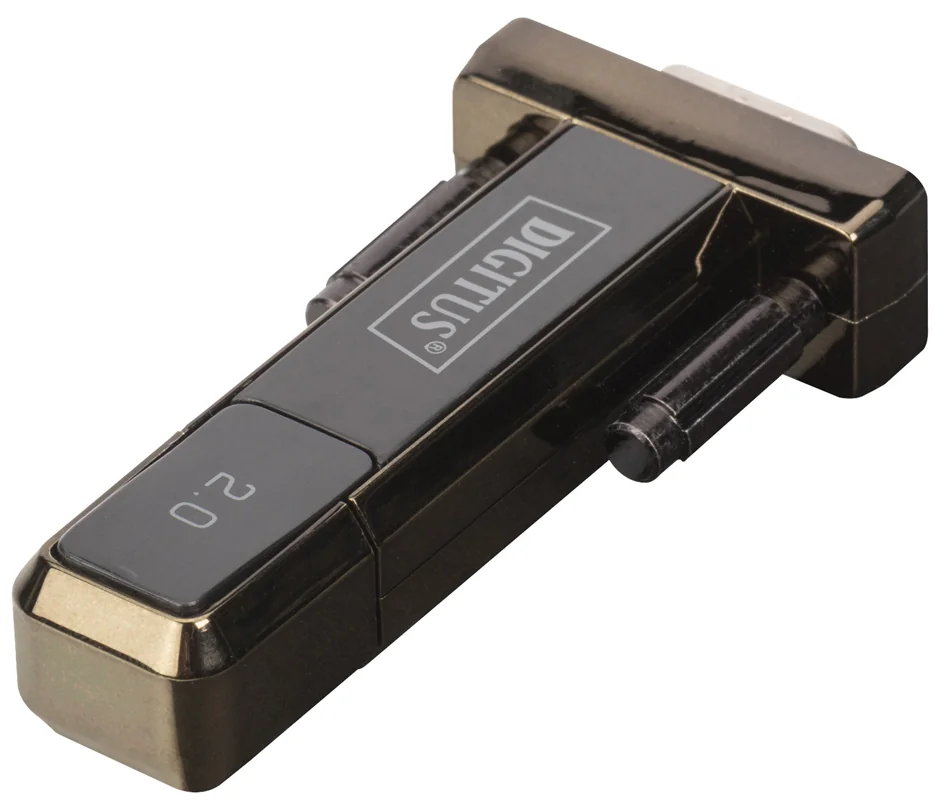 DIGITUS - Adaptateur série USB 2.0, câble USB-A incl.