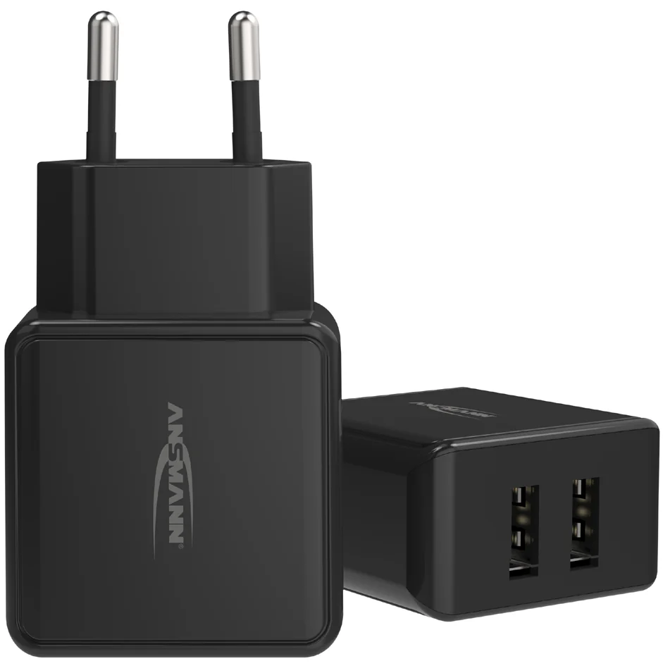 ANSMANN Chargeur USB Home Charger HC212, 2x port USB, blanc - OEM 1001-0114