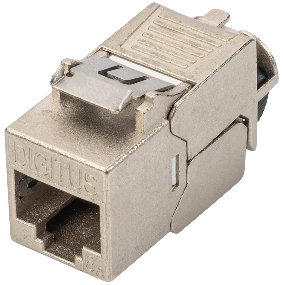 DIGITUS - 24 Modules Keystone Cat 6A, blindé, nickelé