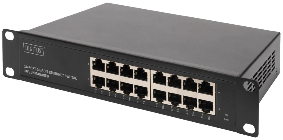DIGITUS - Switch 10" Gigabit, 16 ports