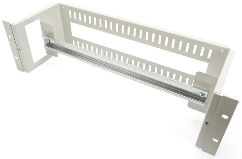DIGITUS - Support de rail DIN 19", avec rail DIN, 3 U