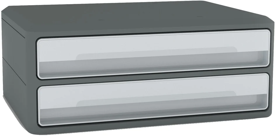 CEP Module de rangement/support d'écran MoovUp, 2 tiroirs, (L)368,5 x (P)274,5 x (H)146 mm - OEM 1090116361