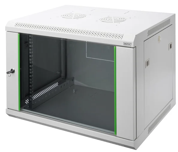DIGITUS - Distributeur mural 19" Dynamic Basic, 7 U,gris clair