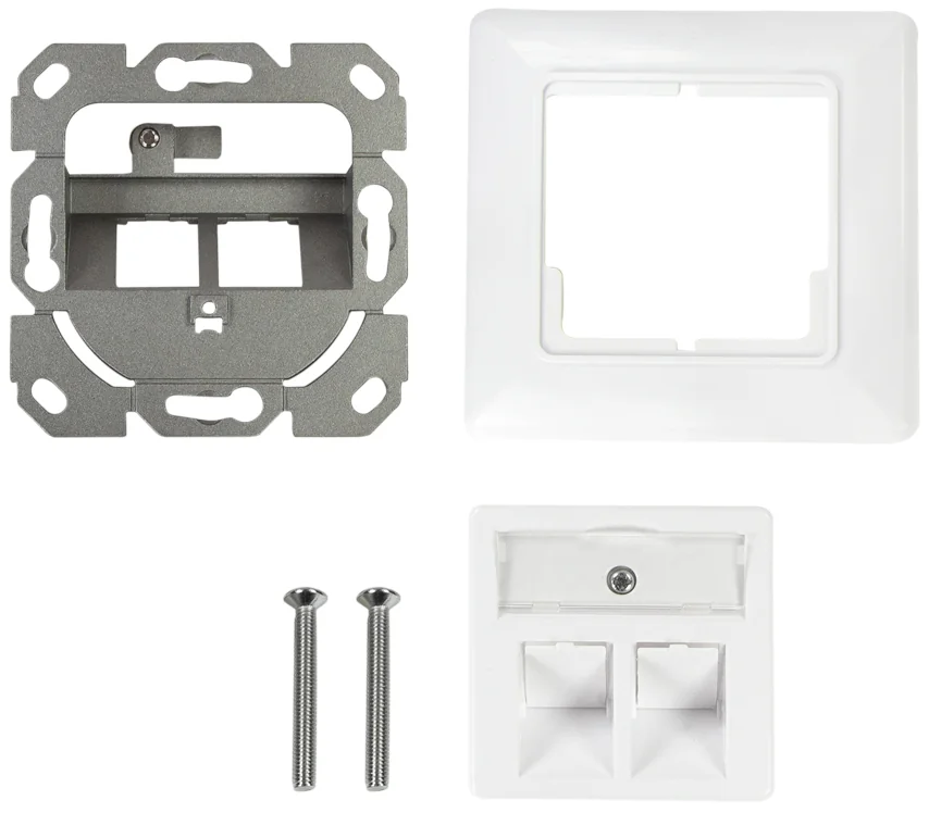 LogiLink Boîtier d'encastrement pour module keystone, blanc, (L)80 x (H)80 mm - OEM NK4055 3 LogiLink Boîtier d'encastrement pour module keystone, blanc, (L)80 x (H)80 mm - OEM NK4055 – Image 3