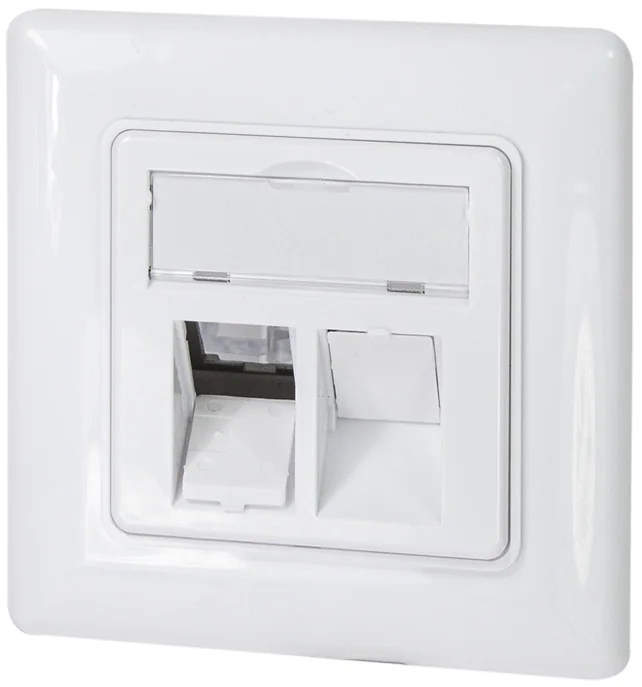 LogiLink Boîtier d'encastrement pour module keystone, blanc, (L)80 x (H)80 mm - OEM NK4055 4 LogiLink Boîtier d'encastrement pour module keystone, blanc, (L)80 x (H)80 mm - OEM NK4055 – Image 4