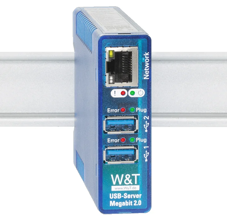 W&T USB-Server Megabit 2.0, 2 unabhÂngige USB-Ports