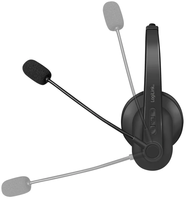 LogiLink Casque stéréo Bluetooth 5.0, noir - OEM BT0060