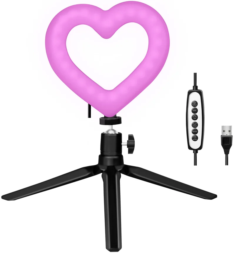 LogiLink Trépied LED avec coeur avec contrôle de l'éclairage - OEM AA0155