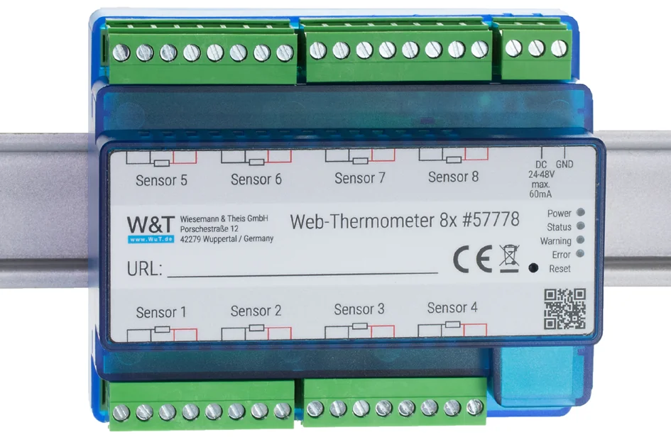 W&T Thermographe Web 8x, saisie de 8 points de température - OEM 57778