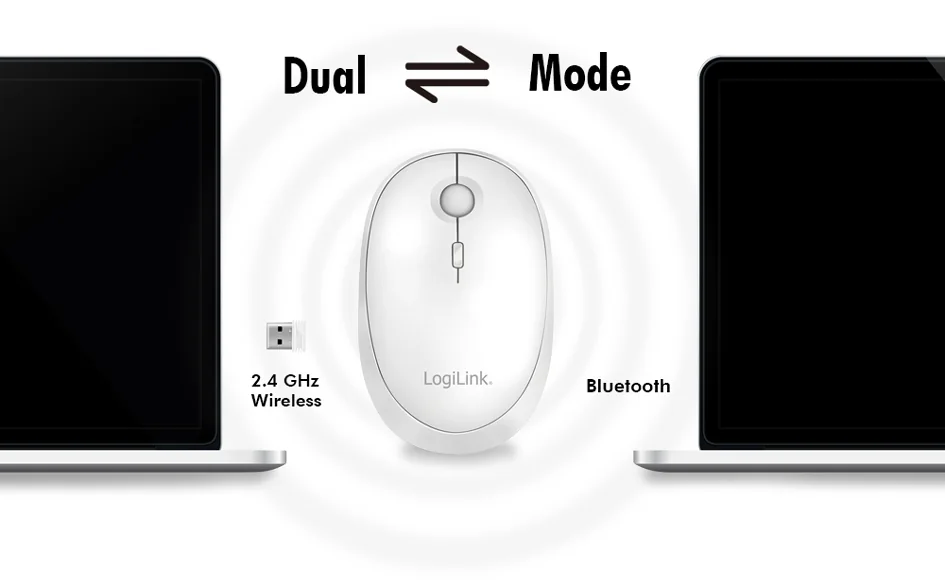 LogiLink Souris optique, sans fil, blanc - OEM ID0205 6 LogiLink Souris optique, sans fil, blanc - OEM ID0205 - Afbeelding 6