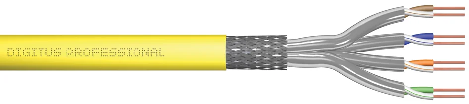 DIGITUS Câble d'installation Cat. 7A, S/FTP, Simplex,1.000 m - OEM DK-1745-A-VH-10