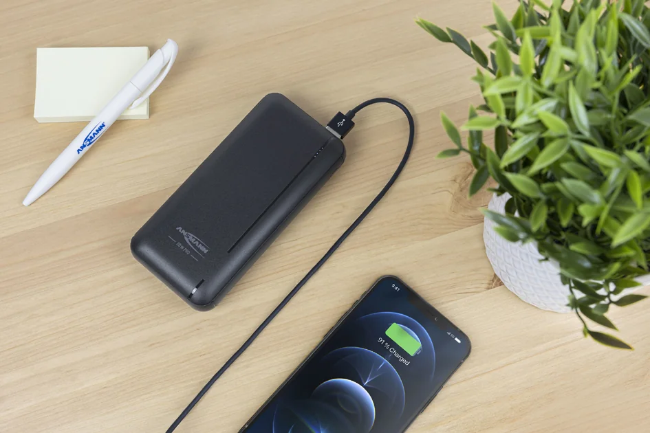 ANSMANN Powerbank PB320PD, 10.000 mAh, noir - OEM 1700-0148 3 ANSMANN Powerbank PB320PD, 10.000 mAh, noir - OEM 1700-0148 – Image 3