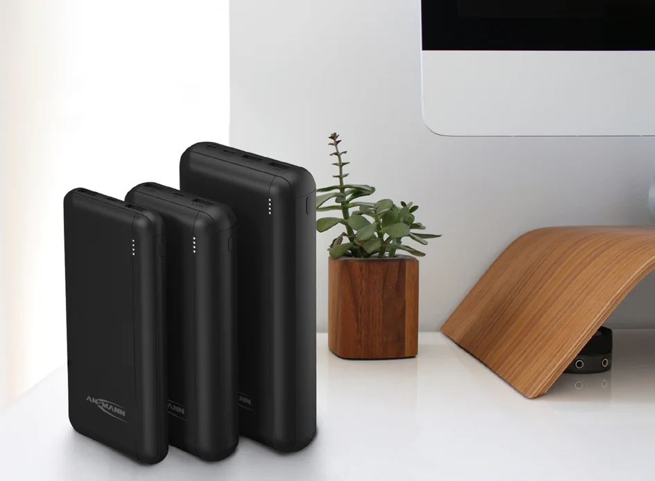 ANSMANN Powerbank PB212, 10.000 mAh, noir - OEM 1700-0132