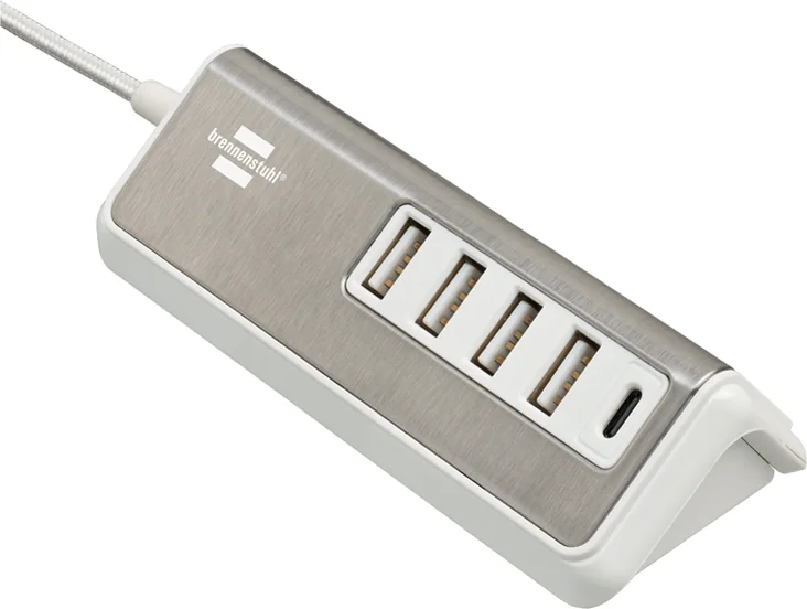brennenstuhl Station de recharge USB estilo, 4x USB+1x USB-C - OEM 1508230