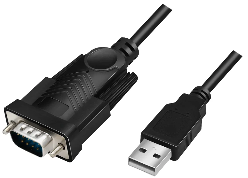 LogiLink Câble adaptateur USB 2.0 - RS232, 1,5 m, noir - OEM AU0048A