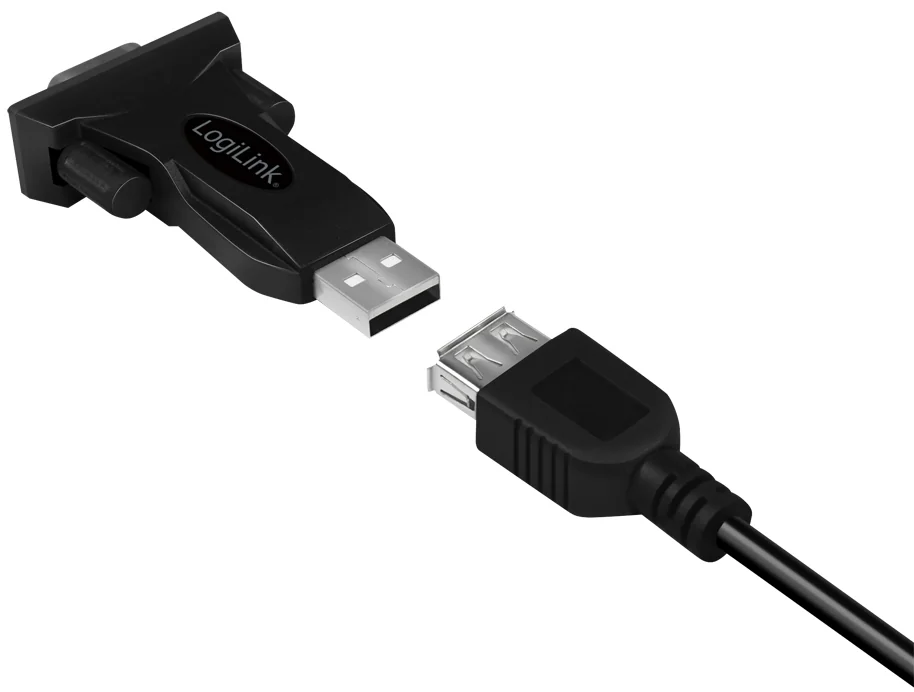 LogiLink Adaptateur USB 2.0 - RS232 avec câble de rallonge - OEM AU0002F