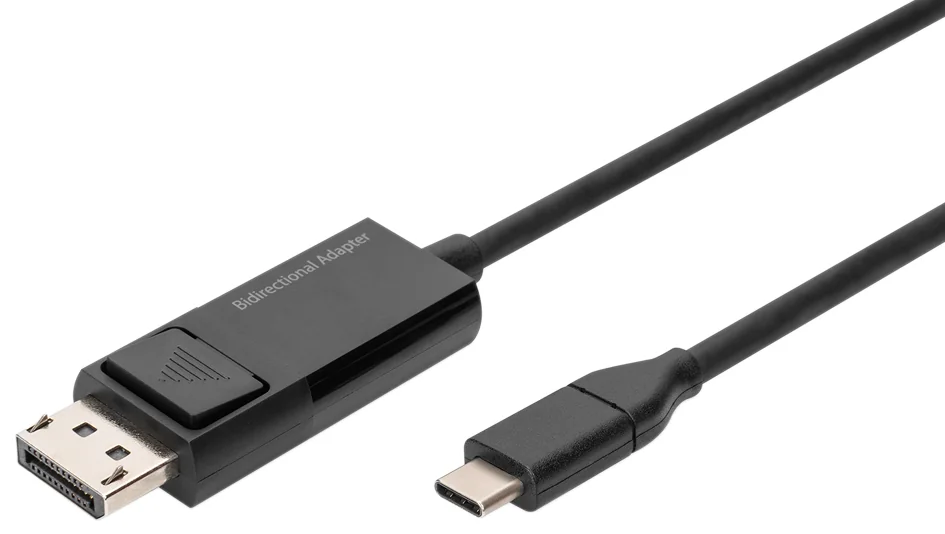 DIGITUS Câble adaptateur bidirectionnel USB Typ C vers DP - OEM AK-300334-020-S
