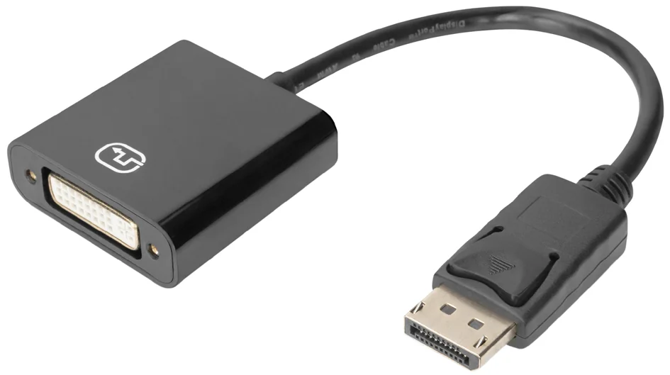 DIGITUS Adaptateur/convertisseur actif Displayport, DP - DVI - OEM DB-340414-001-S