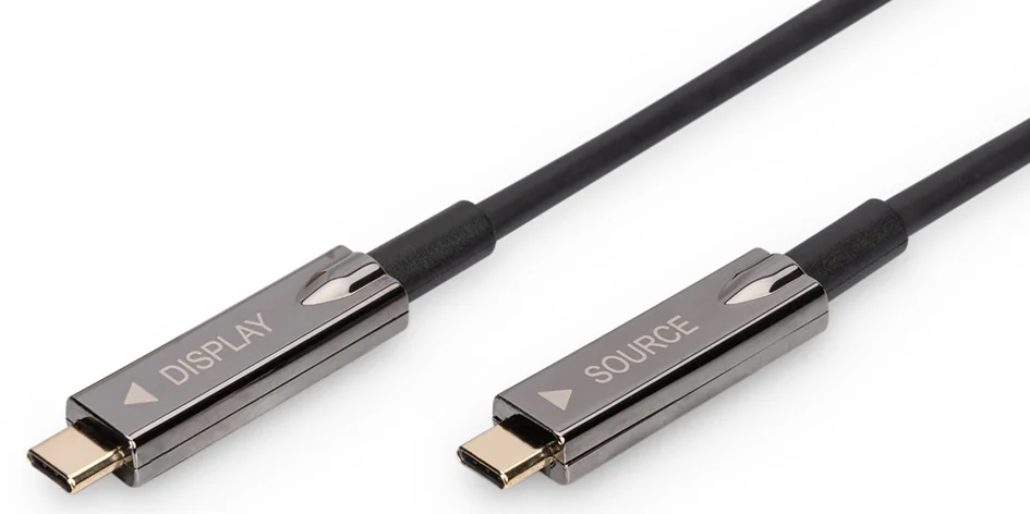 DIGITUS Câble de connexion USB type-C AOC AV, 20 m - OEM AK-330160-200-S