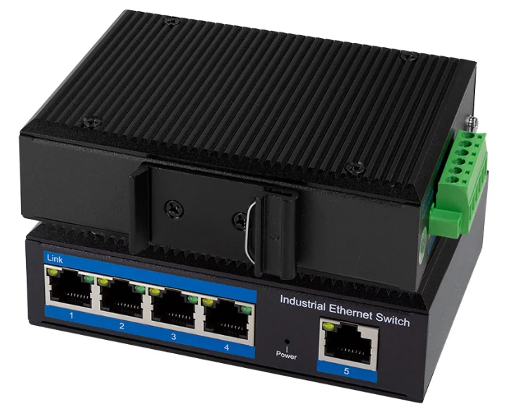 LogiLink Switch industriel Gigabit Ethernet PoE, 5 ports - OEM NS202P