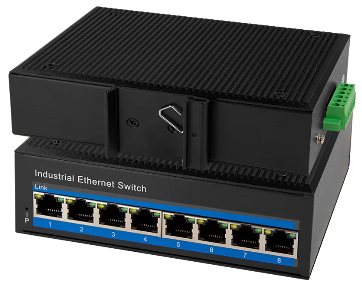 LogiLink Switch industriel Gigabit Ethernet, 8 ports - OEM NS203