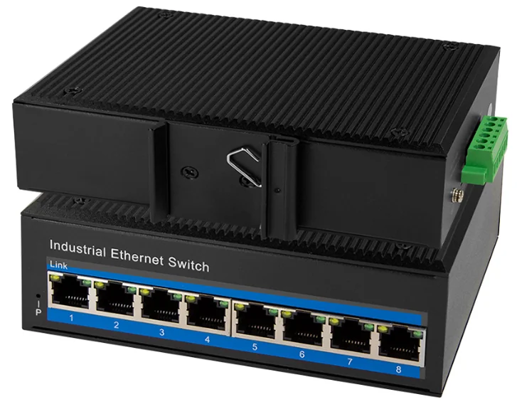 LogiLink Switch industriel Gigabit Ethernet PoE, 8 ports - OEM NS203P