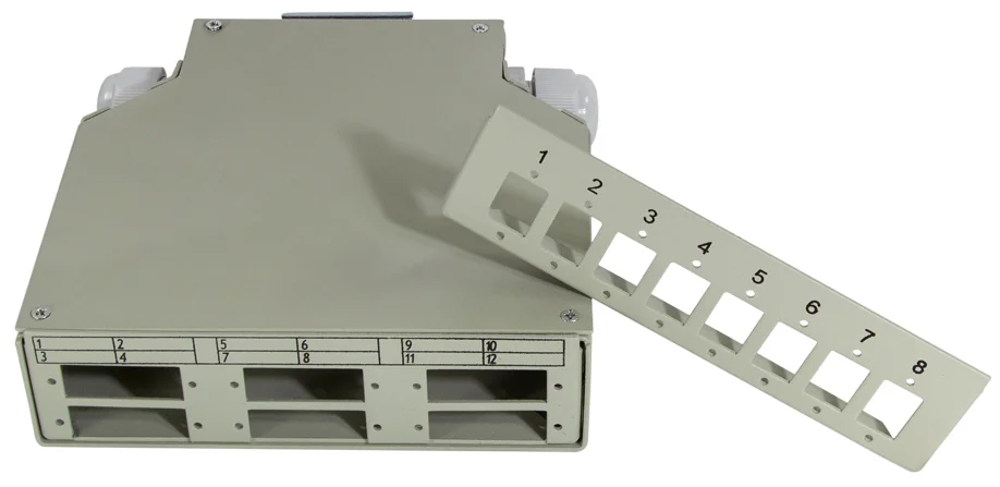 LogiLink Boîte d'épissure pour rails DIN FO pour couplage LC - OEM FB5000
