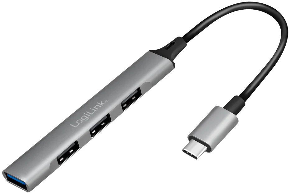 LogiLink Slim Hub USB 3.2 Gen 1, 4 ports, boîtier aluminium - OEM UA0392 3 LogiLink Slim Hub USB 3.2 Gen 1, 4 ports, boîtier aluminium - OEM UA0392 - Afbeelding 3