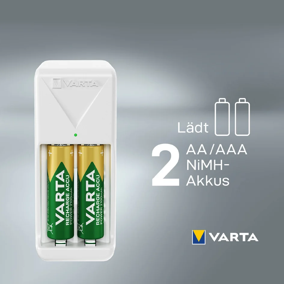 VARTA Chargeur Mini Charger, équipé de AAA, blanc - OEM 57656201421