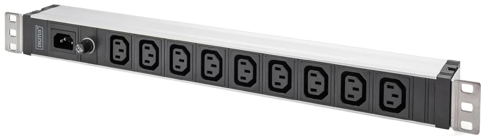 DIGITUS Multiprise 19', 9 prises, 1 U - OEM DN-95429