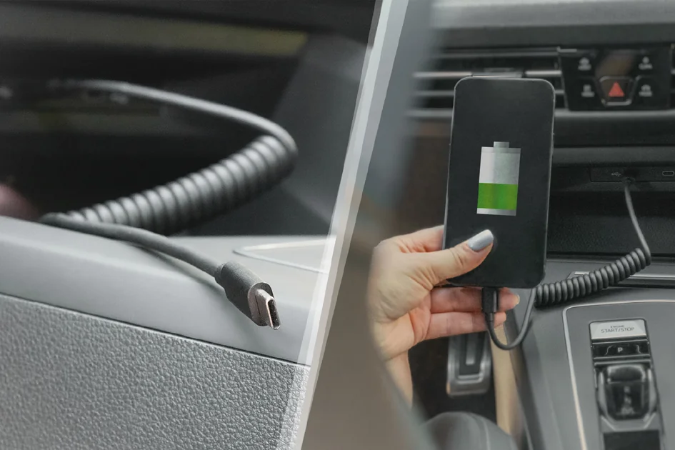 DIGITUS Câble spiralé USB 2.0, USB-C - USB-C, 1,0 m - OEM AK-300431-006-S