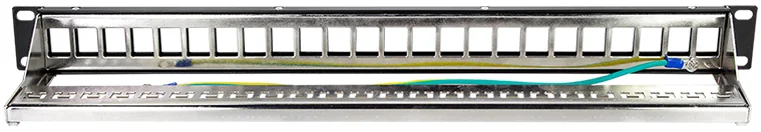 LogiLink Panneau de brassage 19' Keystone, 24 ports, gris, (L)483 x (P)93 x (H)44 mm - OEM NK4057 3 LogiLink Panneau de brassage 19' Keystone, 24 ports, gris, (L)483 x (P)93 x (H)44 mm - OEM NK4057 – Image 3