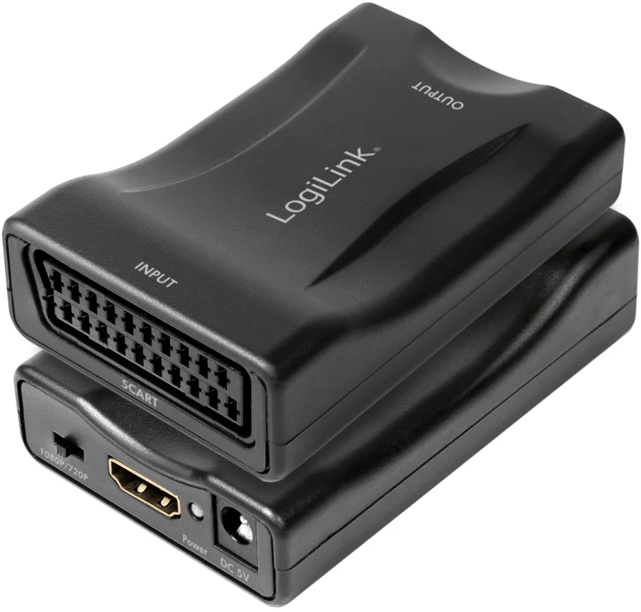 LogiLink Convertisseur vidéo Scart - HDMI, noir - OEM CV0160