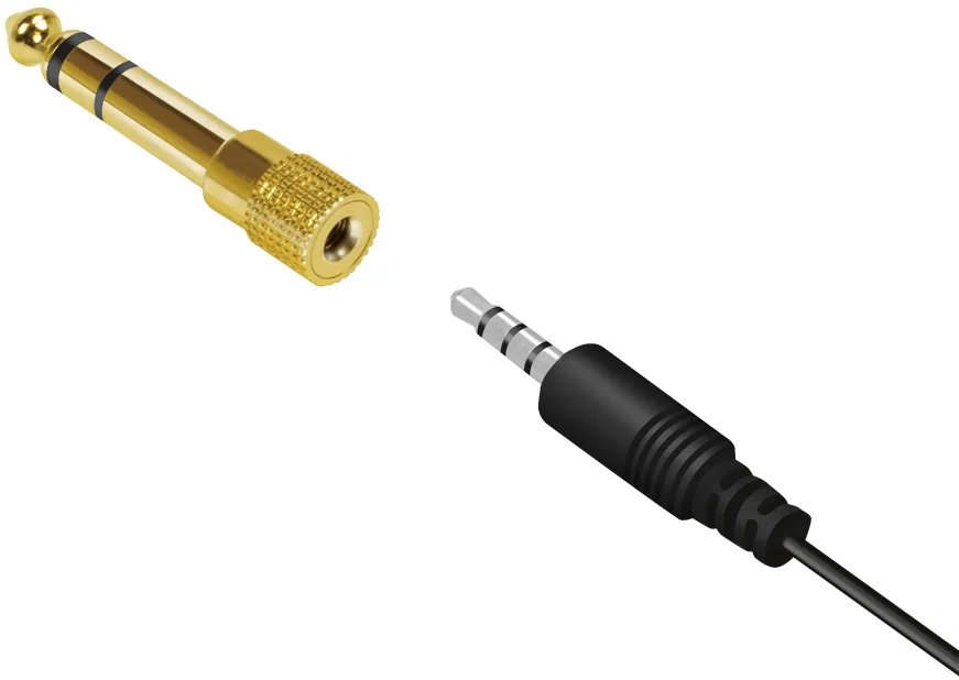 LogiLink Adaptateur audio, jack 6,35 mm - jack 3,5 mm - OEM CA1213
