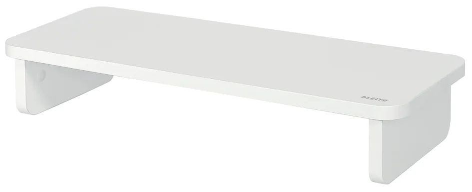 LEITZ Support pour écran Ergo Cosy, en plastique, blanc, (L)560 x (P)210 x (H)80 mm - OEM 6434-00-01