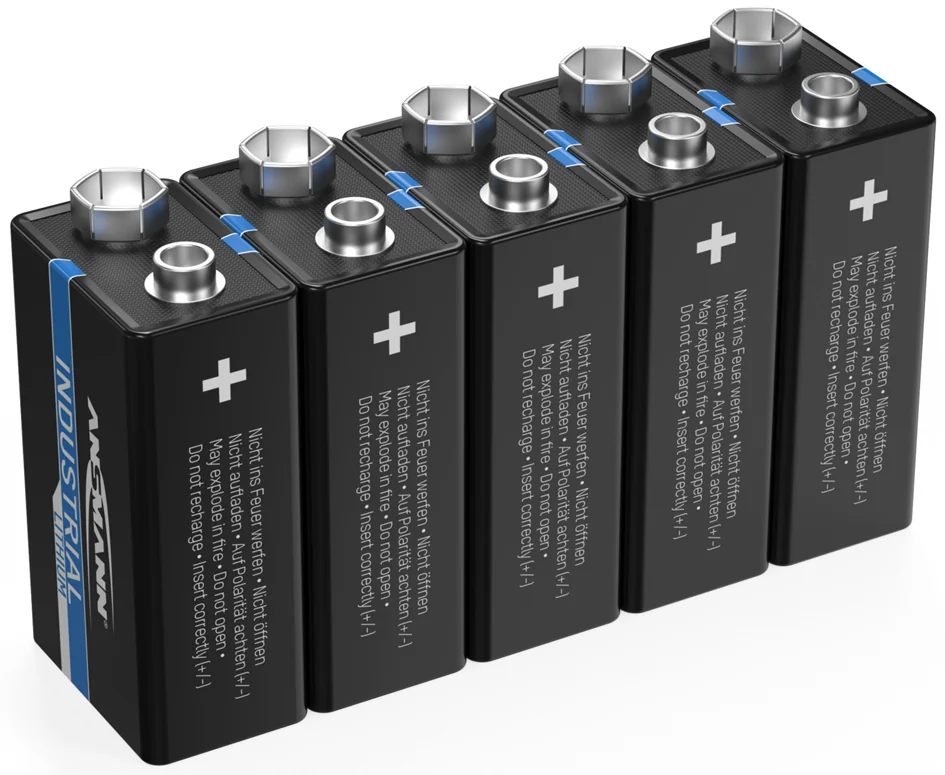 ANSMANN Pile au lithium E-bloc, lot de 5 - OEM 1505-0002