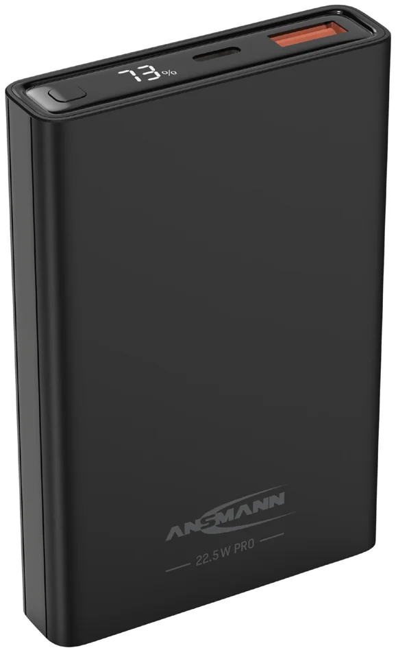 ANSMANN Powerbank PB222PD, 10.000 mAh, noir - OEM 1700-0154