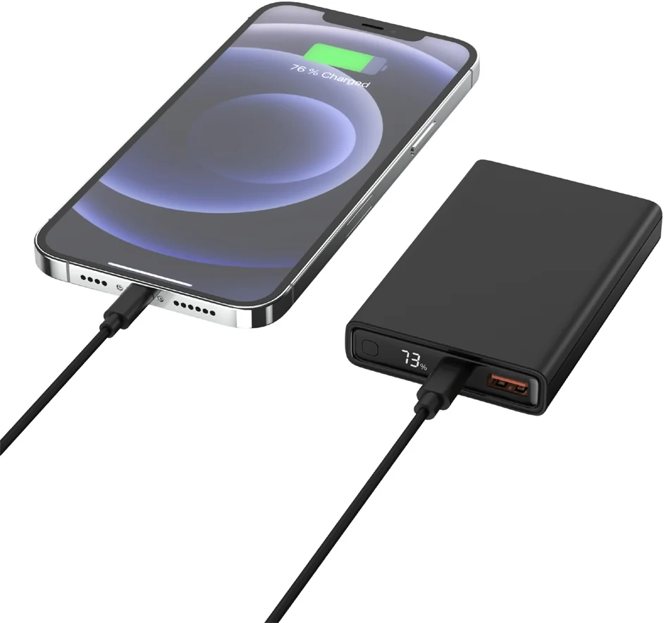 ANSMANN Powerbank PB222PD, 10.000 mAh, noir - OEM 1700-0154 2 ANSMANN Powerbank PB222PD, 10.000 mAh, noir - OEM 1700-0154 – Image 2