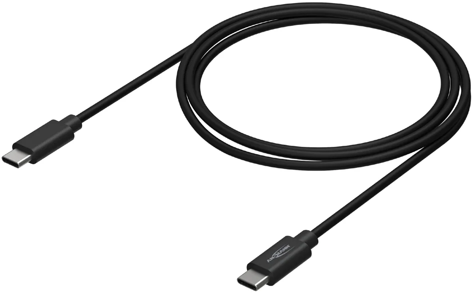 ANSMANN Câble de données & de charge, USB-C - USB-C mâle - OEM 1700-0121
