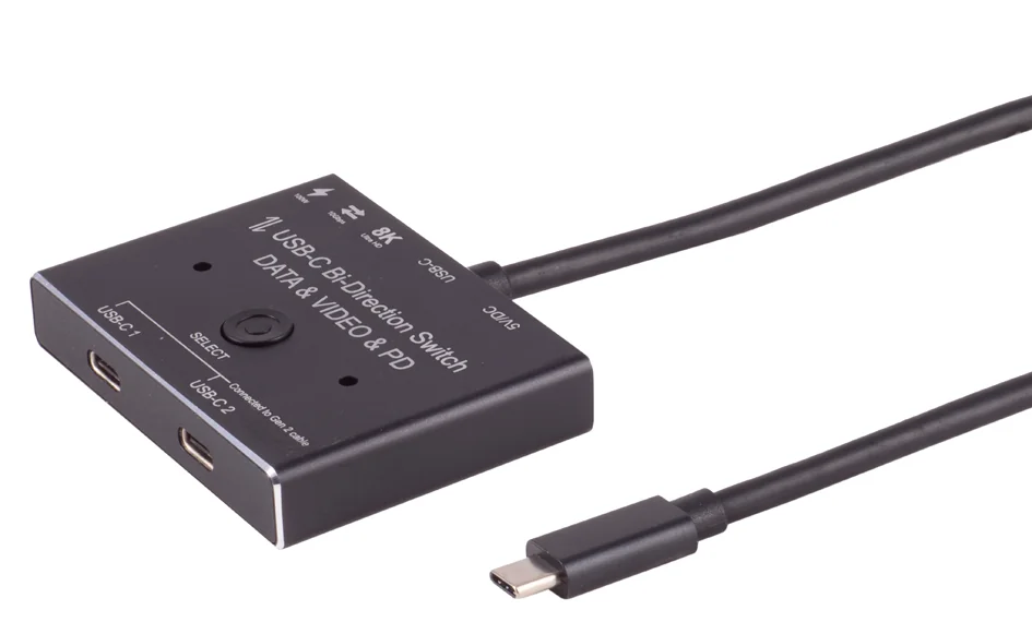 shiverpeaks Commutateur BASIC-S USB-C, bidirectionnel - OEM BS14-01001