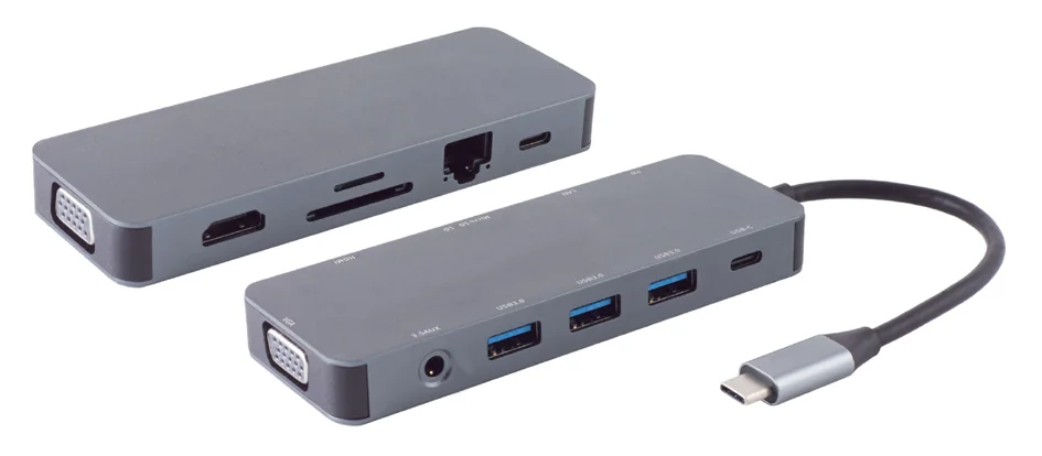 shiverpeaks Station d'accueil 11en1 BASIC-S - USB-C mâle - OEM BS14-05028