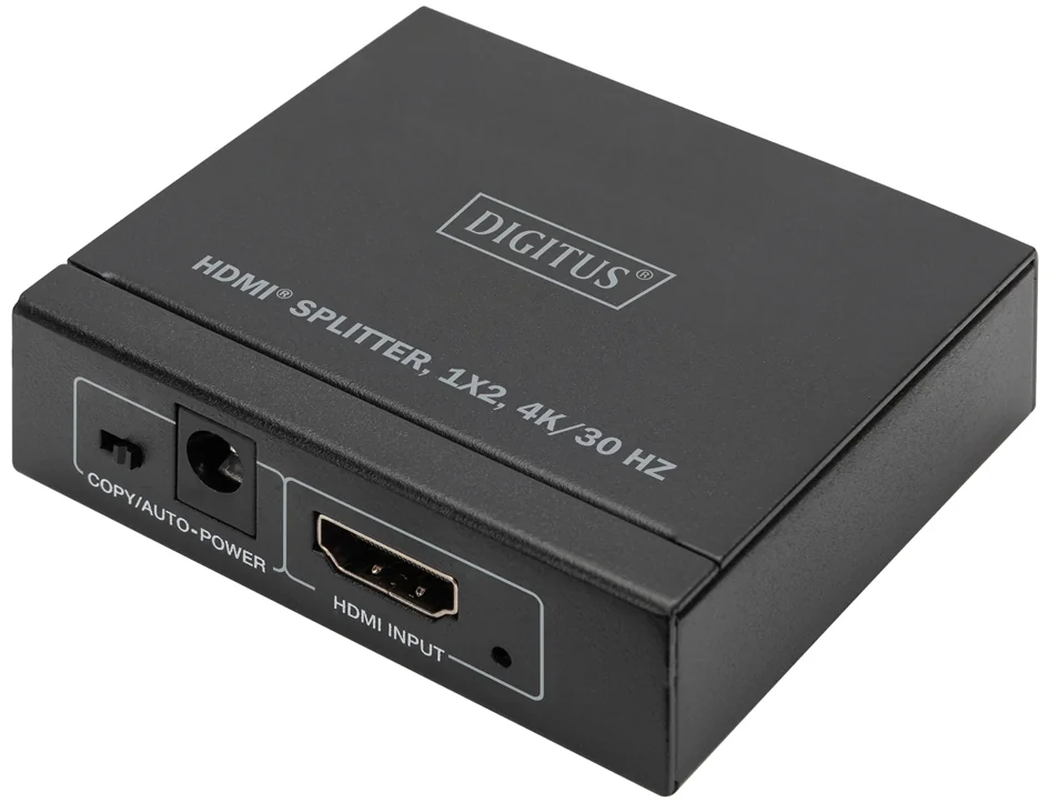 DIGITUS Répartiteur HDMI 4K, 1x2, 4K / 30 Hz, noir - OEM DS-45340