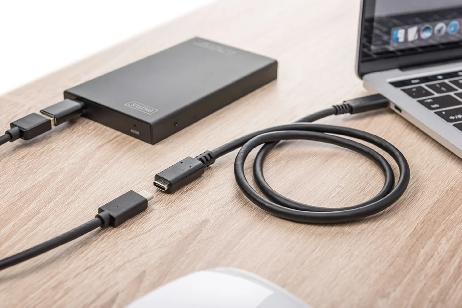 DIGITUS Rallonge USB 2.0, 1,5 m, noir - OEM AK-300210-015-S
