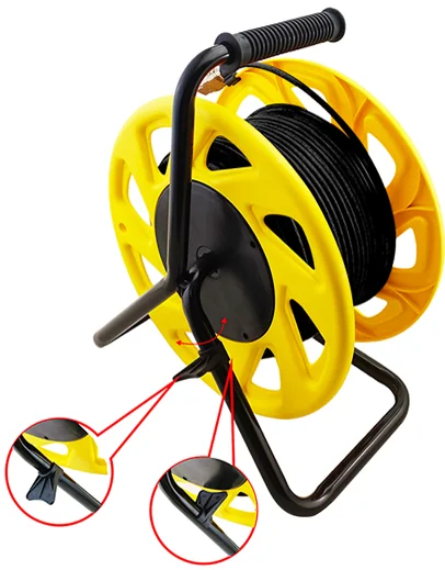 LogiLink Enrouleur de câble réseau, cat. 7, S/FTP, TPE, 60 m - OEM CQ4060S